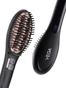 VEGA X-Star Hair Straightening Brush with Thermo Protect & Temperature Settings VHSB-03