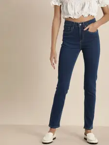 Moda Rapido Women Blue Skinny Fit High-Rise Clean Look Jeans
