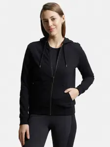 Jockey Cotton French Terry Fabric Hoodie Jacket with Side Pockets
