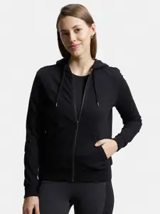 Jockey Cotton French Terry Fabric Hoodie Jacket with Side Pockets