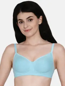 Enamor Capri Melange Non-Wired Non Padded High Coverage Daily wear Cooling Tshirt Bra A042