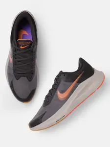 Nike Men Grey ZOOM WINFLO 8 Running Shoes