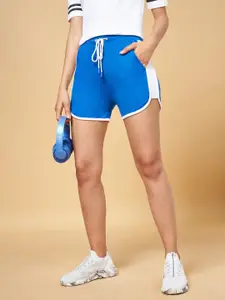 Ajile by Pantaloons Women Blue Sports Shorts