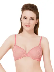 Amante Padded Wired Floral Romance Lace Bra BRA10301