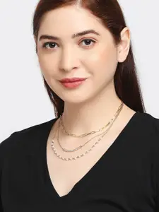 OOMPH Gold-Toned Layered Necklace
