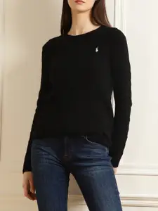 Polo Ralph Lauren Women Black Sweater Vest