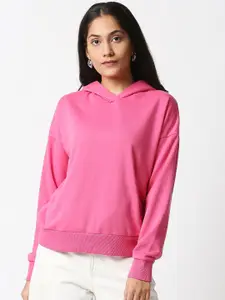 20Dresses Women Pink Hooded Sweatshirt
