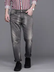 Voi Jeans Men Grey Slim Fit Stretchable Jeans