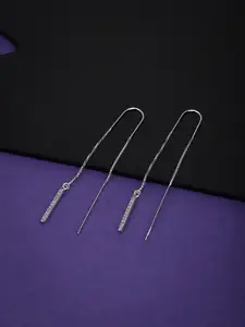 VANBELLE 925 Sterling Silver Contemporary Drop Earrings