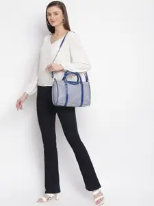 KLEIO Women Striped Barrel Handheld Hand Bag