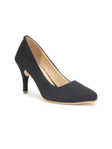 Walkfree Black Suede Pumps