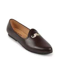 FAUSTO Men Brown Mojaris