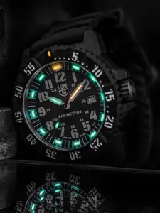 Luminox Men Black Dial & Black Textured Straps Analogue Watch XS 3801 L