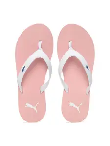 Puma Women Pink & White Alice Thong Flip-Flops