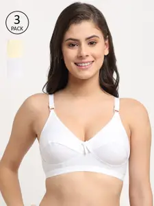 Friskers Pack Of 3 Cotton Bra