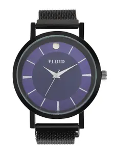 FLUID Women Blue Dial Bracelet Style Straps Analogue Watch FL-819G-BL01