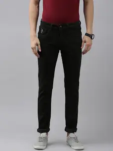 U.S. Polo Assn. Denim Co. U S Polo Assn Denim Co Men Black Slim Fit Stretchable Jeans