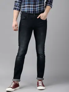 U.S. Polo Assn. Denim Co. U S Polo Assn Denim Co Men Blue Skinny Fit Mid-Rise Light Fade Jeans