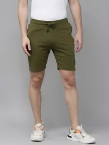 U.S. Polo Assn. U S Polo Assn Men Olive Green Slim Fit Shorts