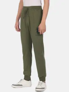 U.S. Polo Assn. Men Olive Solid Joggers