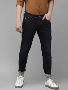 U.S. Polo Assn. Denim Co. Men Blue Brandon Slim Fit Light Fade Mid-Rise Stretchable Jeans