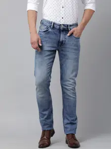 U.S. Polo Assn. Denim Co. U S Polo Assn Denim Co Men Blue Regallo Skinny Fit Heavy Fade Stretchable Jeans