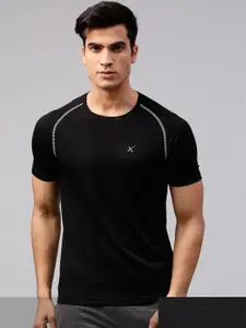 HRX by Hrithik Roshan Pack Of 2 Black Solid shirts