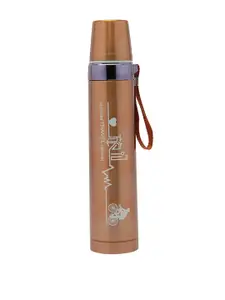 Baby Moo Kids Rose Gold-Toned Printed Stainless Steel Flask 1000 ML