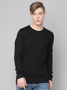 LINDBERGH Men Black Solid Pullover