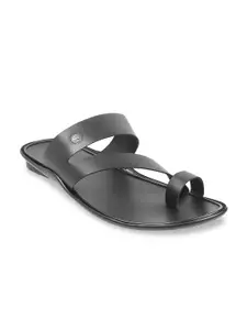 Mochi Men Black Synthetic Comfort Sandals