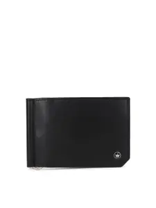 Louis Philippe Men Black Leather Wallet