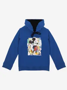 YK Disney Boys Blue Hooded Sweatshirt