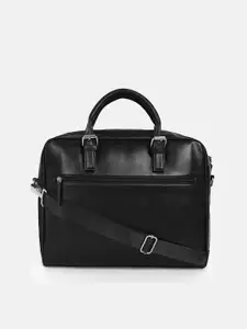 Bagsy Malone Unisex Black PU Laptop Bag