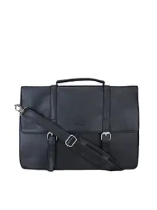 Bagsy Malone Unisex Black PU Laptop Bag