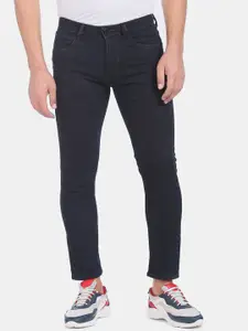 Arrow New York Men Navy Blue Slim Fit Stretchable Jeans