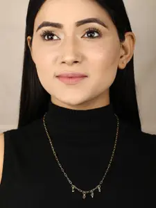 Priyaasi Gold-Plated Brass Necklace