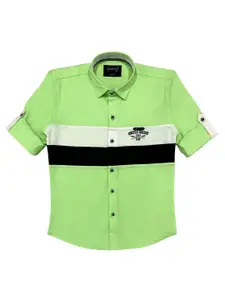 CAVIO Boys Sea Green Premium Casual Shirt
