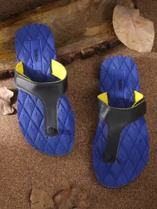 Roadster Women Black & Blue Solid Thong Flip-Flops
