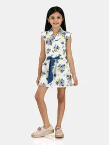 Peppermint Blue Floral Dress