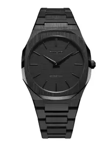 D1 Milano Men Engraved Stripes Dial with Ultra Thin Bracelet Analogue Watch UTBJSH