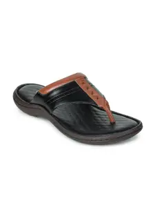 Liberty Men Black & Tan Comfort Sandals