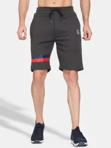 CL SPORT Men Grey Colourblocked Outdoor Sports Shorts
