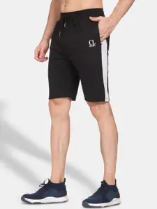 CL SPORT Men Black Solid Regular Fit Shorts