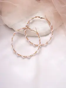 BEWITCHED Gold-Toned Contemporary Drop Earrings