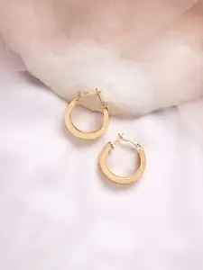 BEWITCHED Gold-Toned Contemporary Hoop Earrings