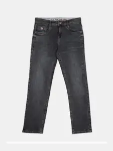 U.S. Polo Assn. U S Polo Assn Boys Black Slim Fit Light Fade Jeans