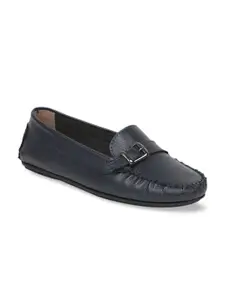 Liberty Women Navy Blue Loafers