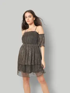 ONLY Gunmetal-Toned Dress