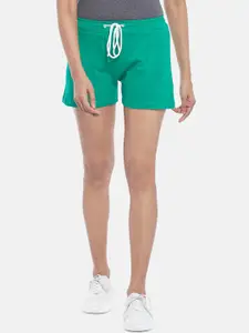 Ajile by Pantaloons Women Green Shorts