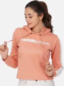 NEU LOOK FASHION Women Peach-Coloured Sweatshirt